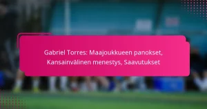 Gabriel Torres: Maajoukkueen panokset, Kansainvälinen menestys, Saavutukset