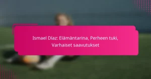 Ismael Díaz: Elämäntarina, Perheen tuki, Varhaiset saavutukset