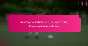 Luis Tejada: Urheilu-ura, Seurahistoria, Kansainvälinen vaikutus